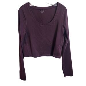 Athleta Shanti Top in Dark Purple/Burgundy, XL
